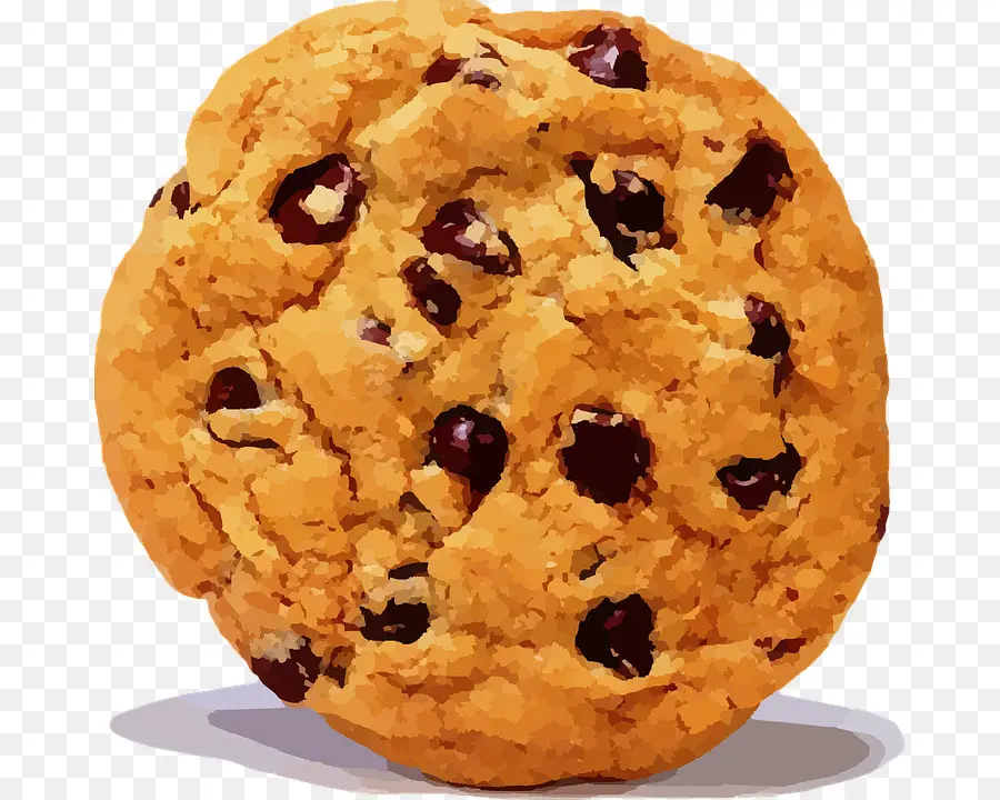 Chocolate Chip Cookie，Biscoitos PNG
