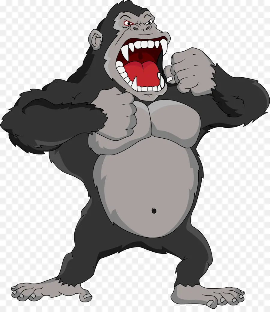 Gorila，Cartoon PNG