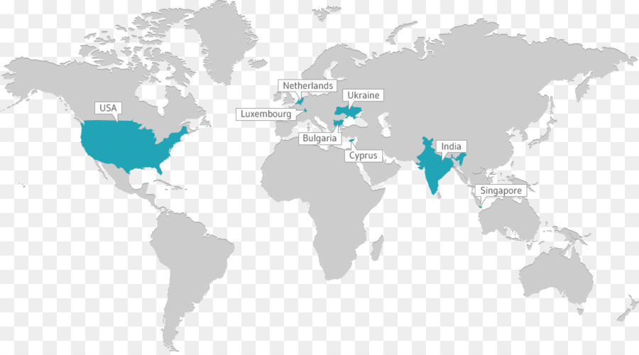 Mapa Mundial，Países PNG