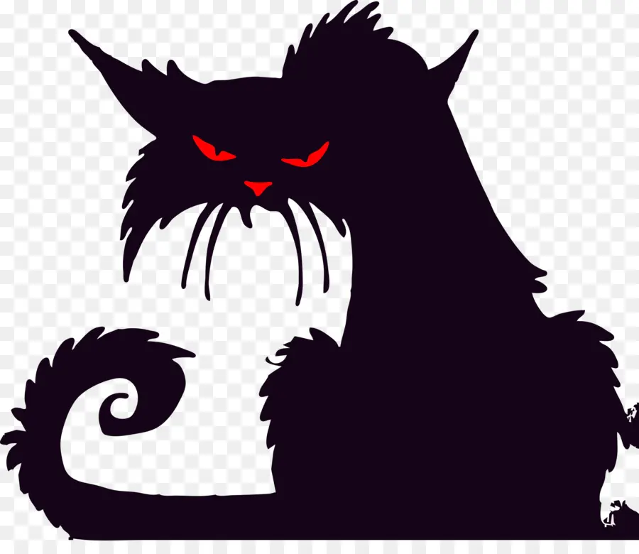 Gato Preto，Silhueta PNG