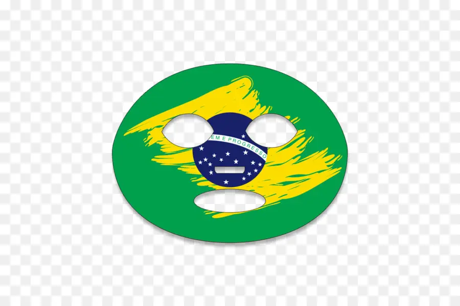 Máscara Da Bandeira Do Brasil，Brasil PNG