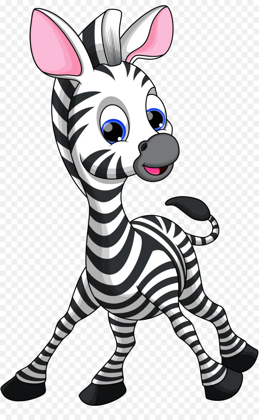 Zebra De Desenho Animado，Listras PNG