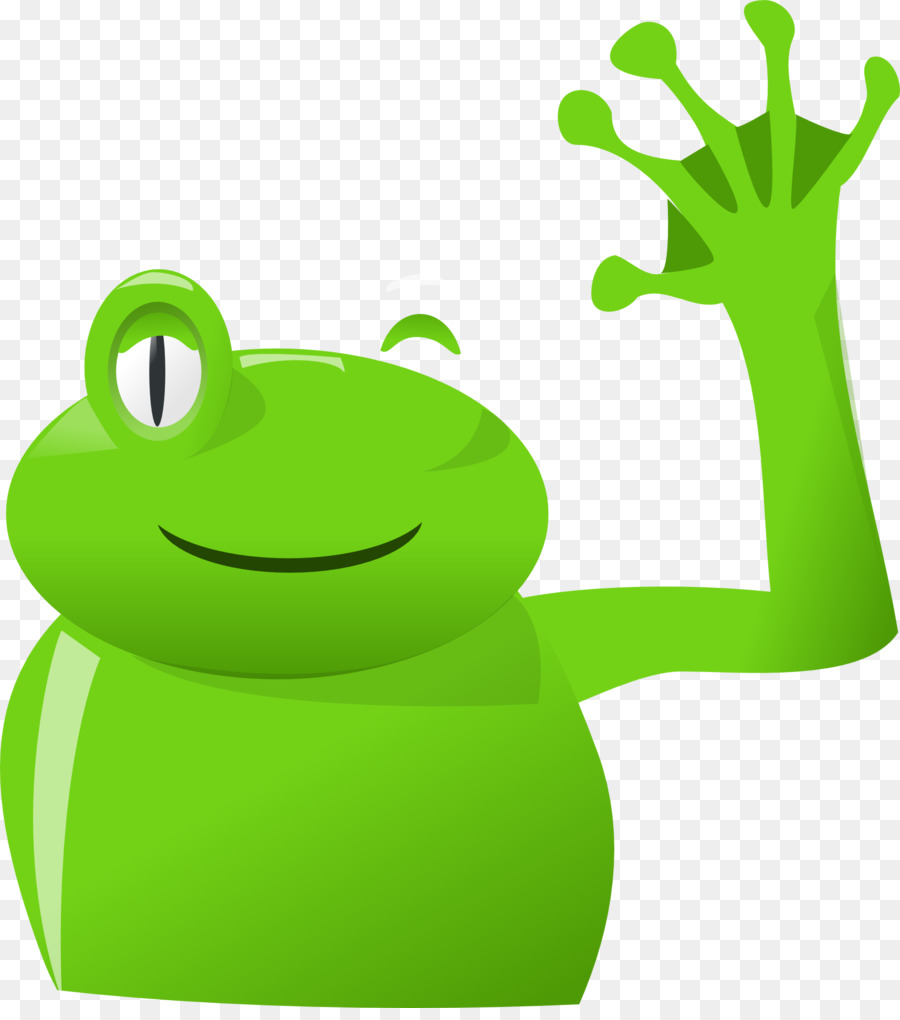 Sapo Verde，Acenando PNG