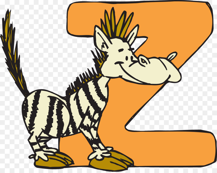 Zebra Com Letra Z，Alfabeto PNG