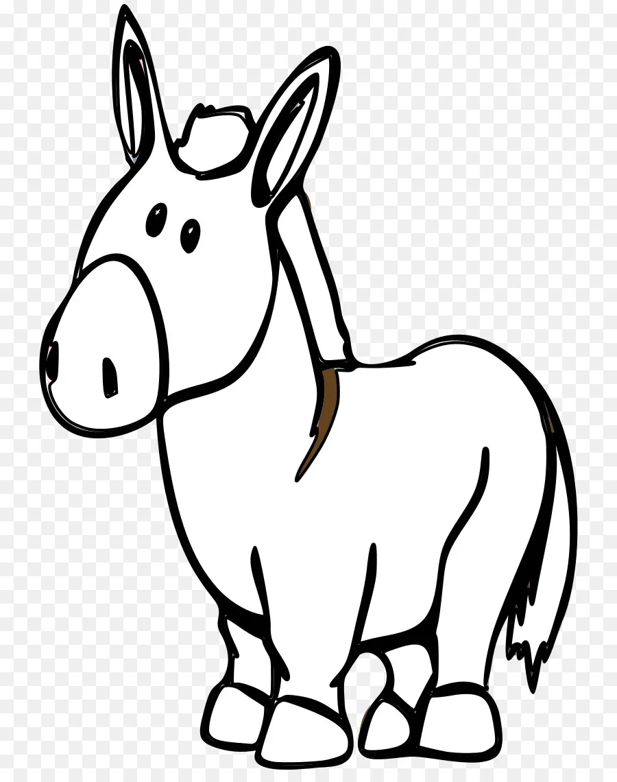 Desenho，Burro PNG