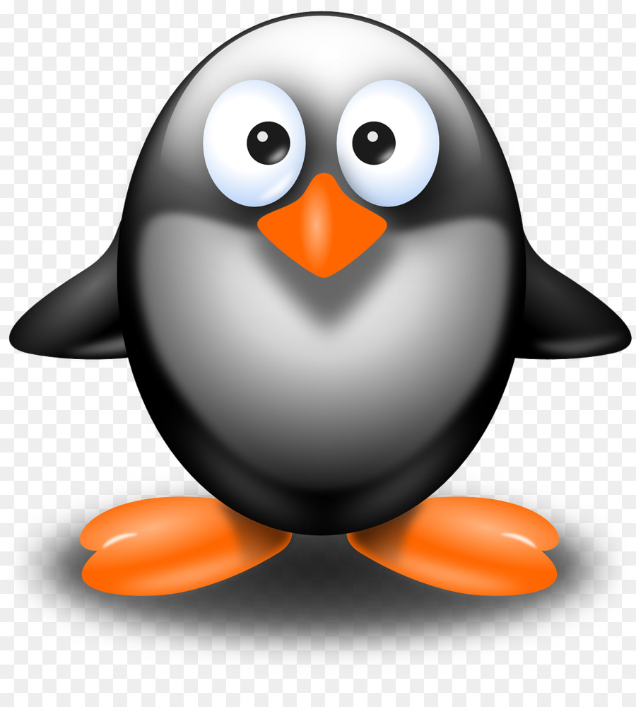 Pinguim，Azul PNG