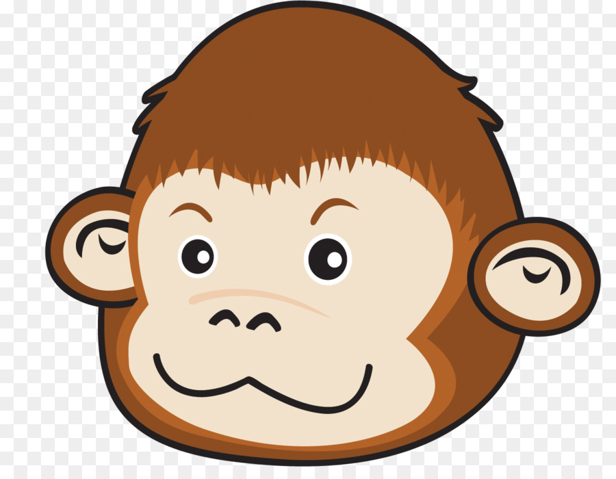 Macaco De Desenho Animado，Bonitinho PNG