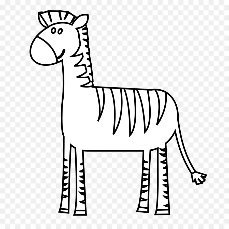 Doodle Zebra，Zebra PNG