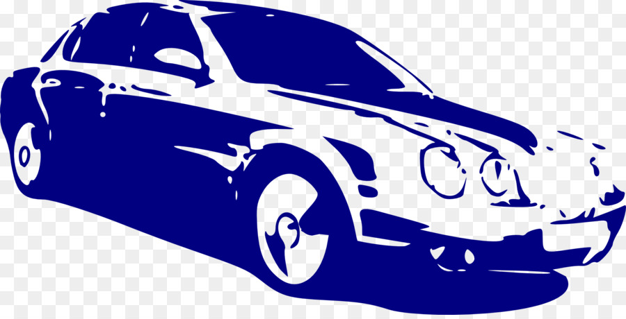 Ilustra O De Carro Azul，Veículo PNG