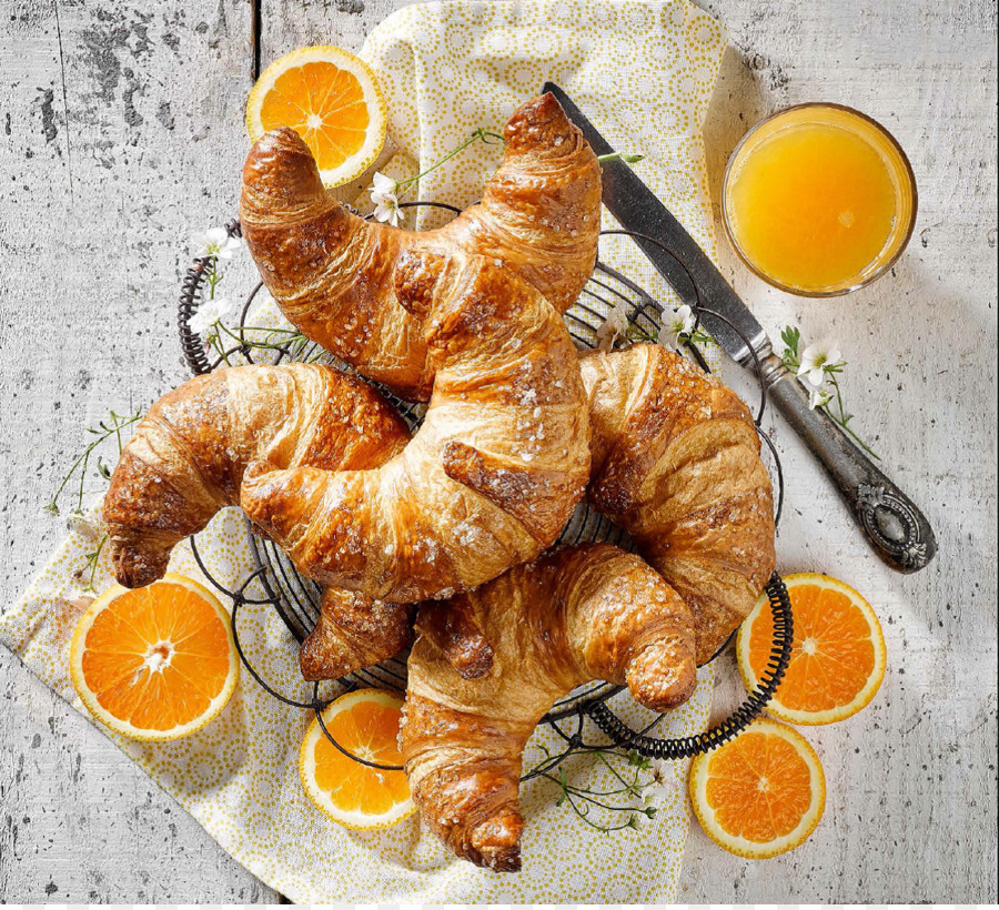 Croissant，Dinamarquês Pastelaria PNG