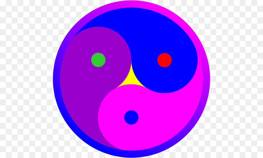 Símbolo Yin Yang，Colorido PNG