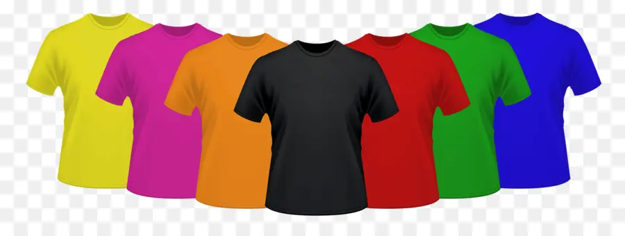 Camisetas Coloridas，Camisetas PNG