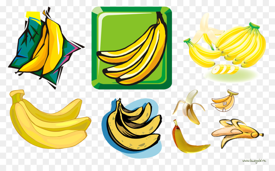 Banana，Alimentos PNG