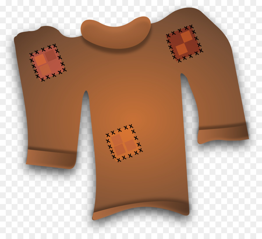 Camisa Marrom，Patches PNG