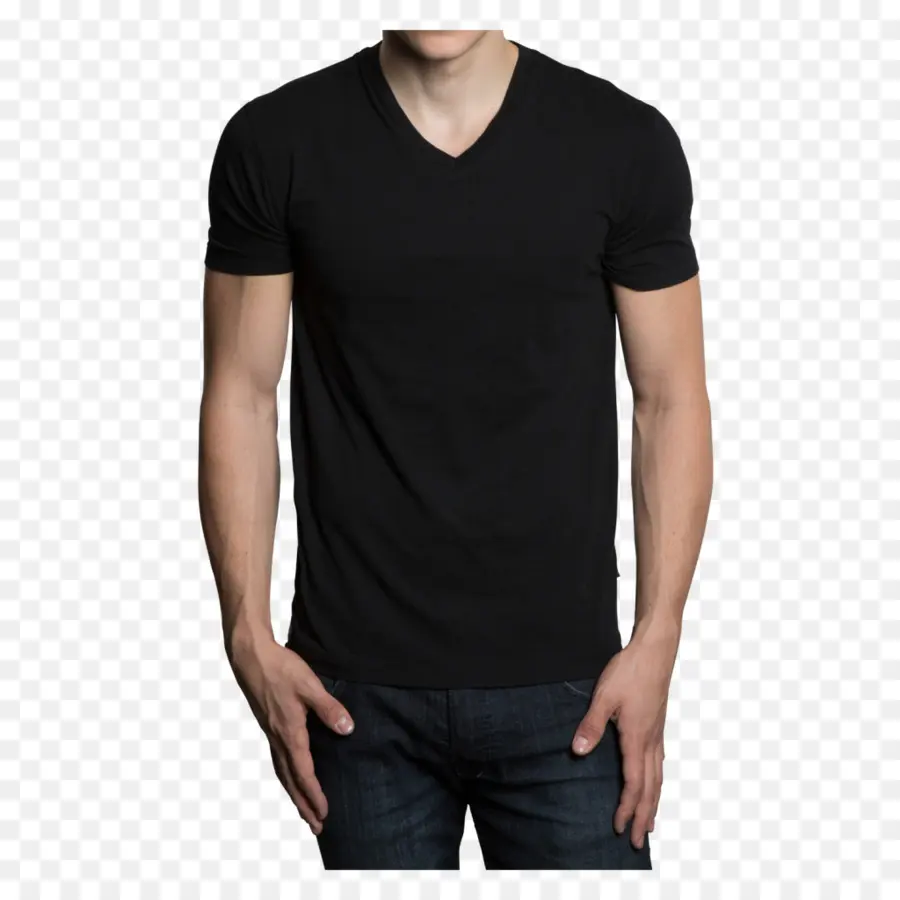 Camiseta Preta，Casual PNG