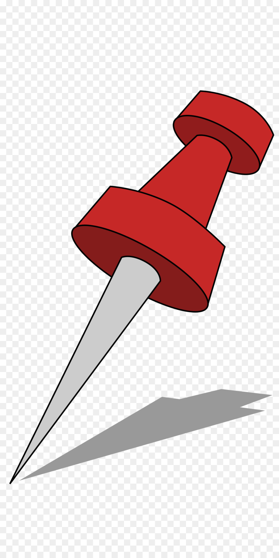 Alfinete Vermelho，Papelaria PNG