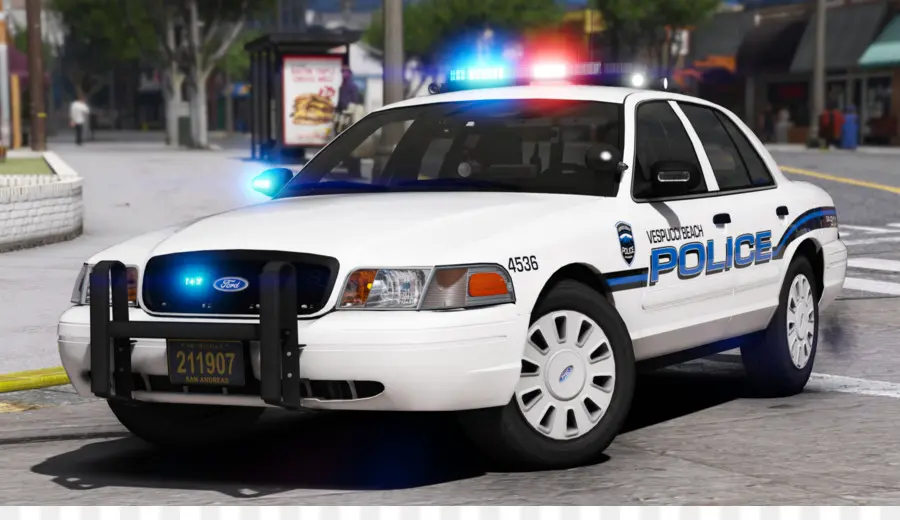 Carro De Polícia Branco，Polícia PNG