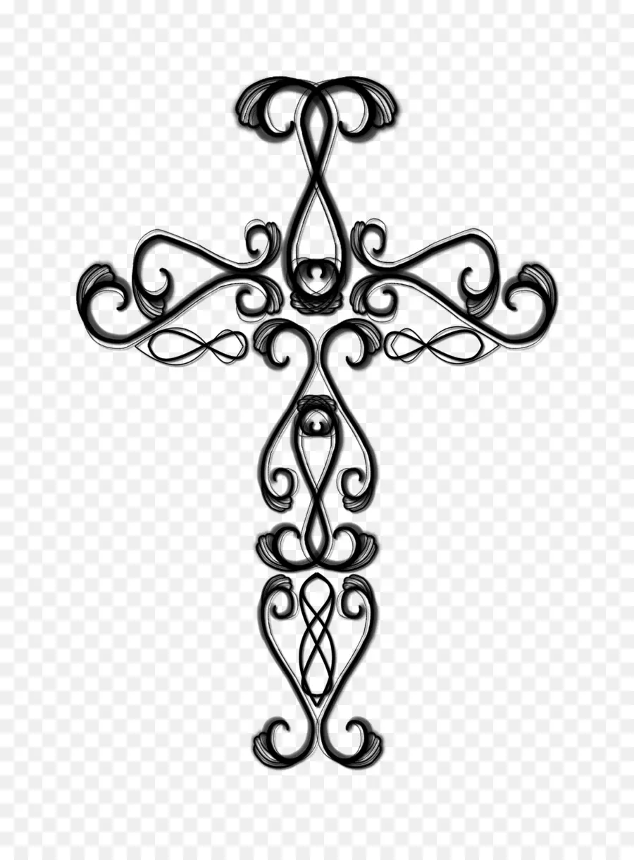 Cruz Ornamentada，Religioso PNG