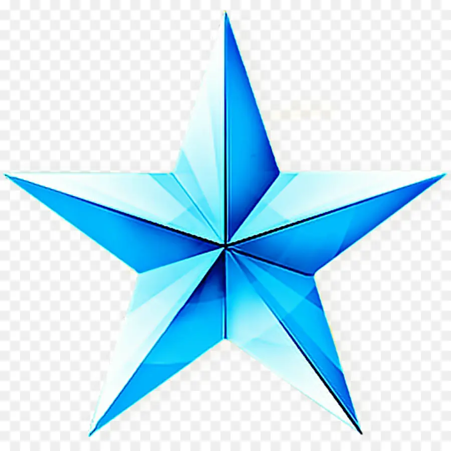 Estrela，Azul PNG