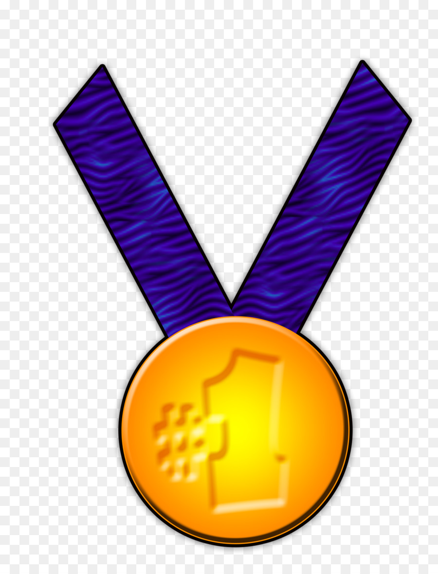 Medalha De Ouro，Número Um PNG