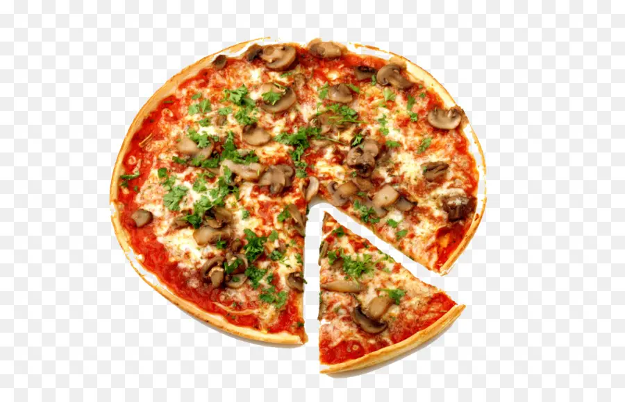 Pizza，Fatiar PNG