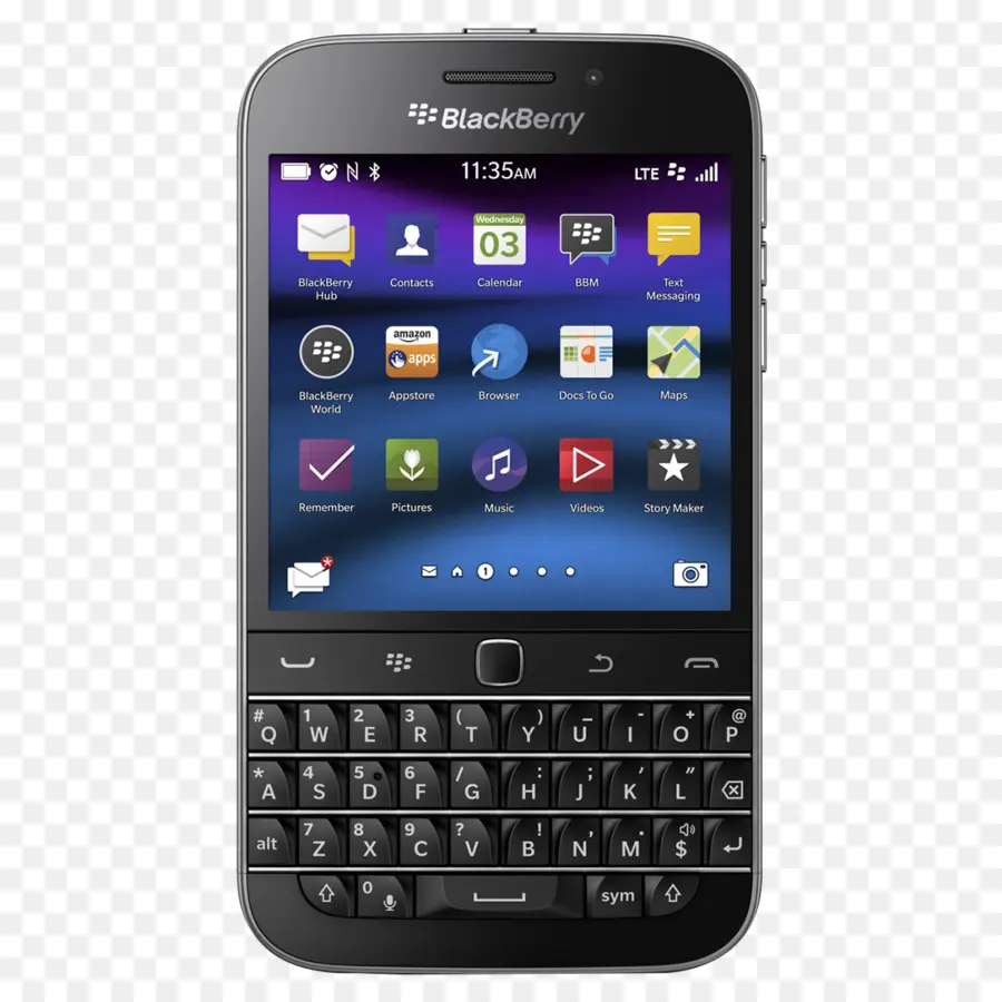 Telefone Blackberry，Smartphone PNG