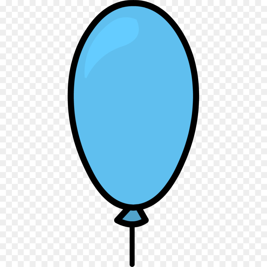 Balão Azul，Inflado PNG