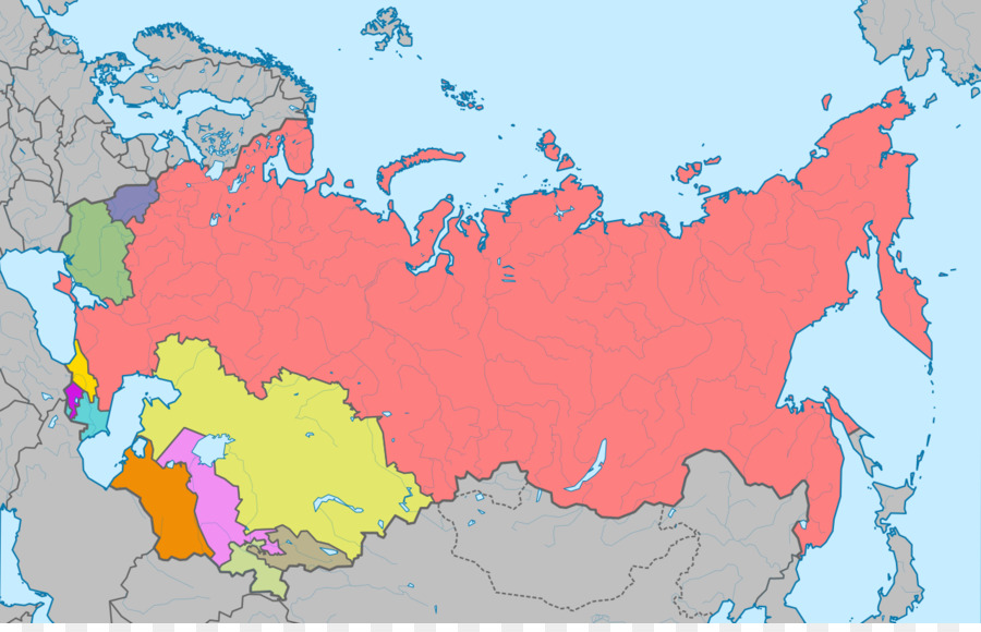 Mapa Da União Soviética，Urss PNG