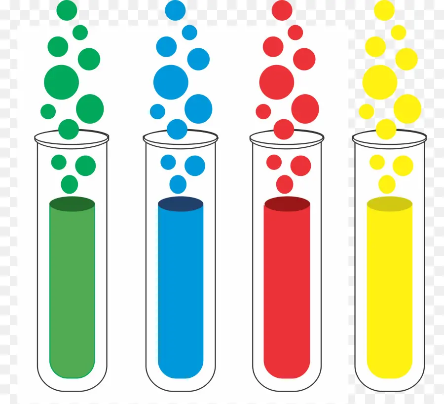 Tubos De Ensaio Coloridos，Química PNG