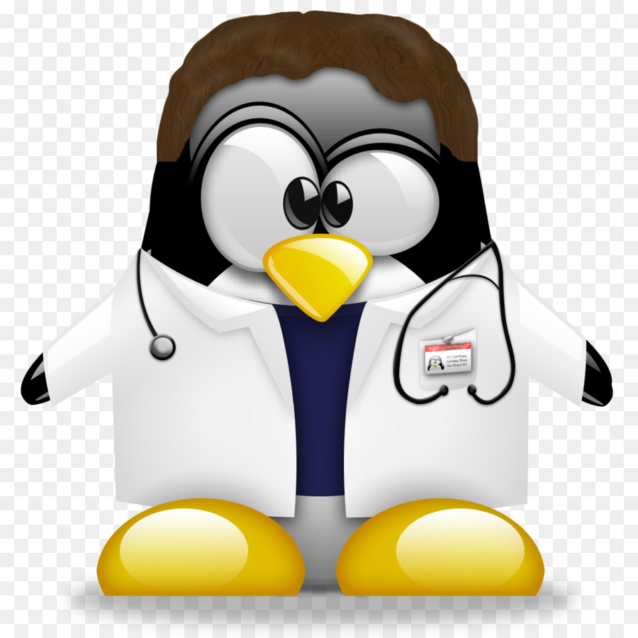 Tux，Smoking PNG