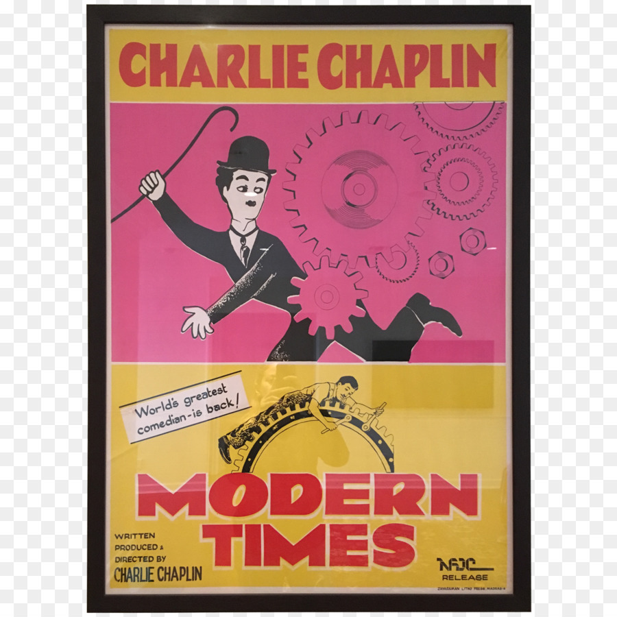 Charles Chaplin，Tempos Modernos PNG