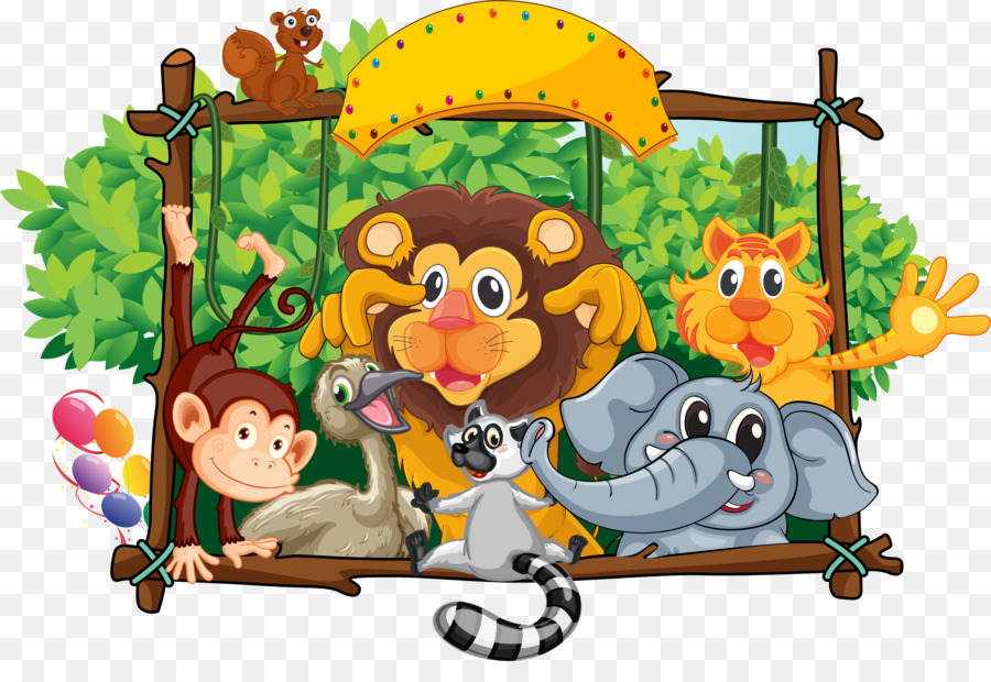 Cartoon, Animais, Desenho png transparente grátis