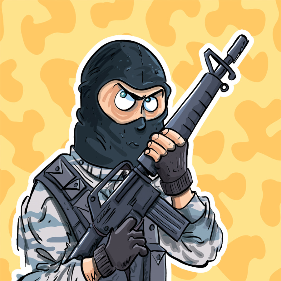 Soldado De Desenho Animado，Pistola PNG