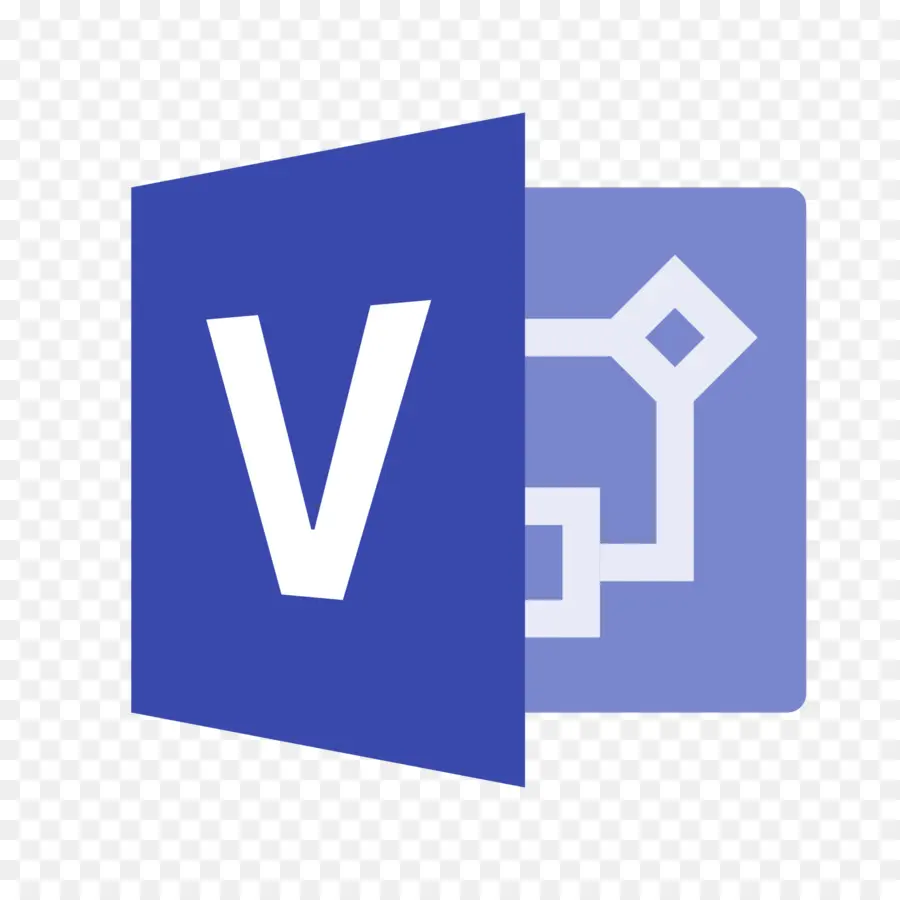 Logotipo Do Visio，Azul PNG