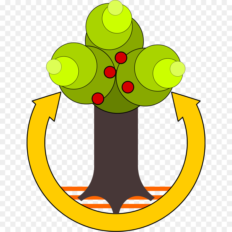 Árvore Com Seta Circular，Natureza PNG