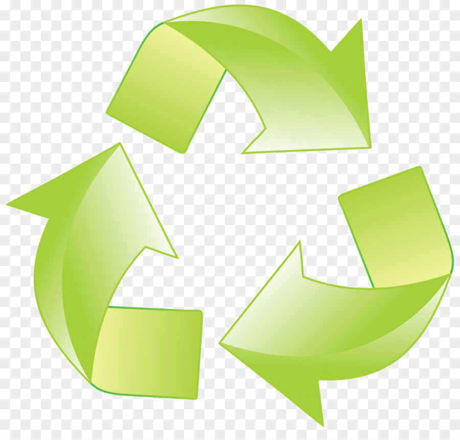 Símbolo De Reciclagem Verde，Ecológico PNG