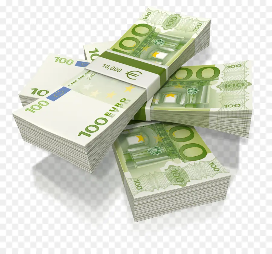 Euro，Dinheiro PNG