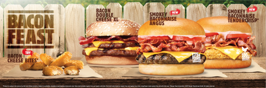 Whopper，Bacon PNG