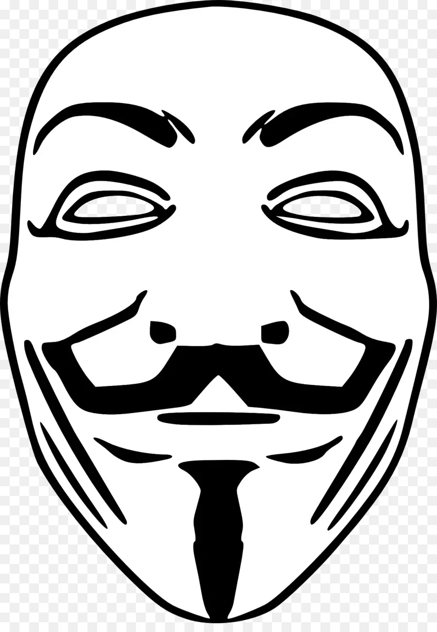 Máscara De Guy Fawkes，Anônimo PNG