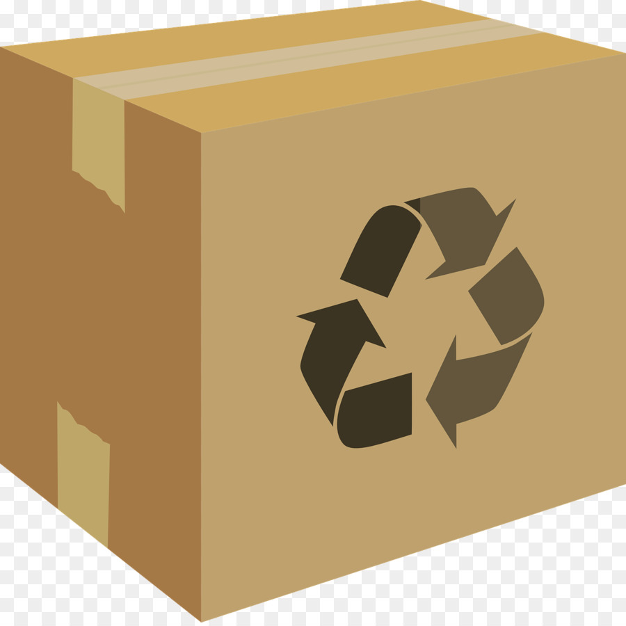 Caixa De Papelão，Reciclagem PNG