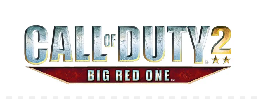 Logotipo Do Big Red One Do Call Of Duty 2，Jogo PNG