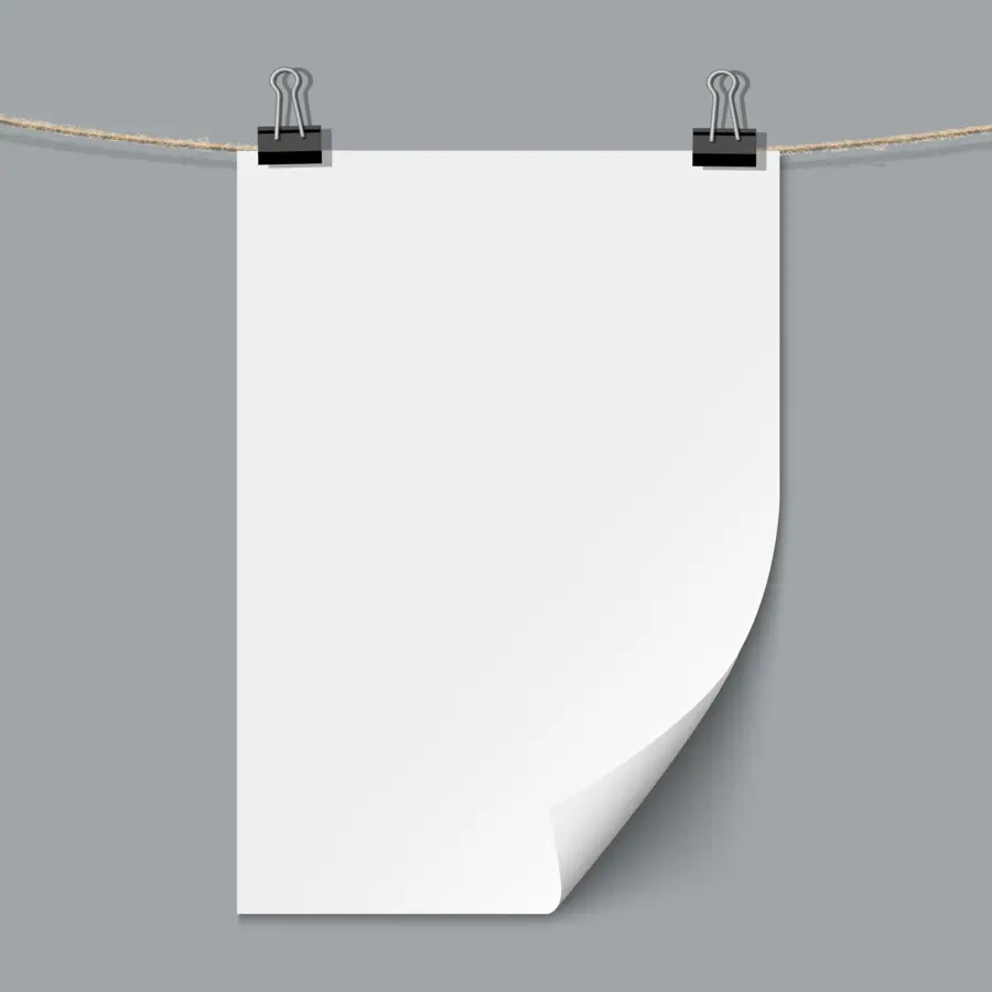 Papel Pendurado，Grampo PNG