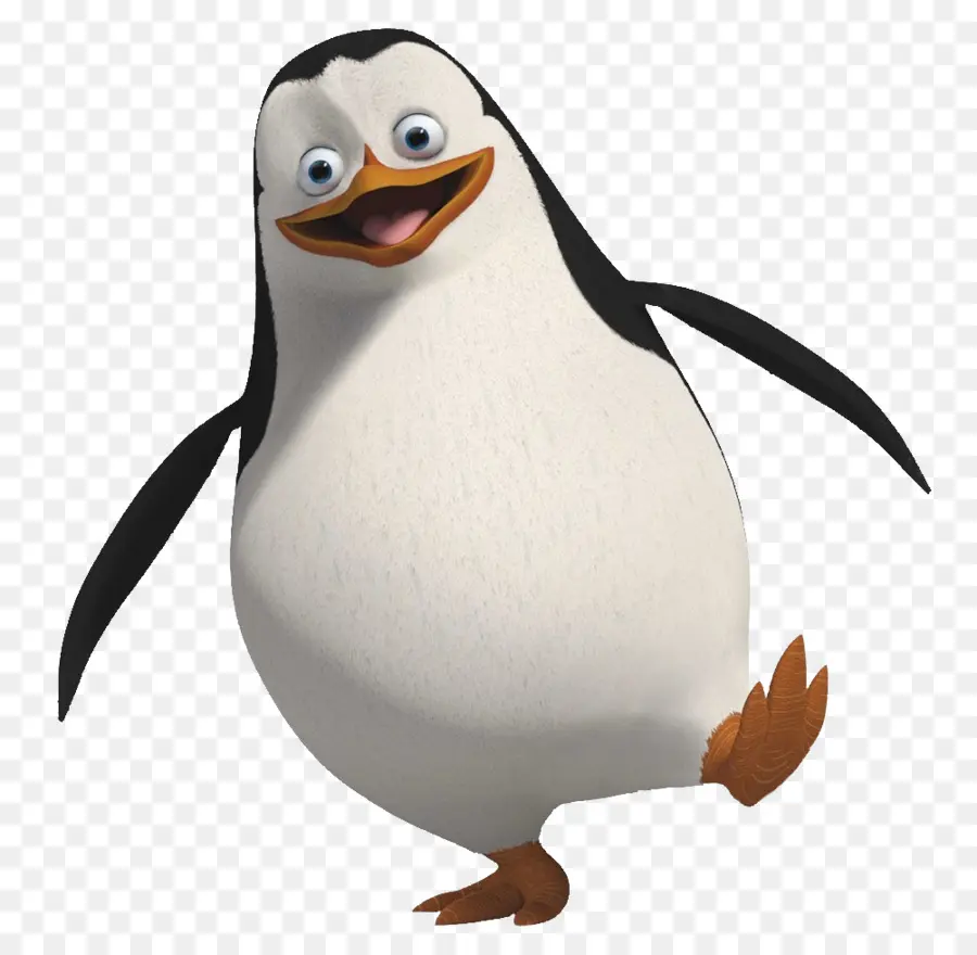 Pinguim De Desenho Animado，Preto E Branco PNG