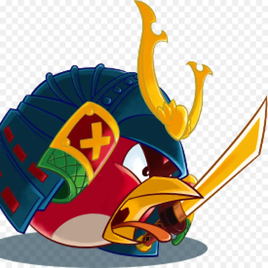 Pássaro Samurai，Angry Birds PNG