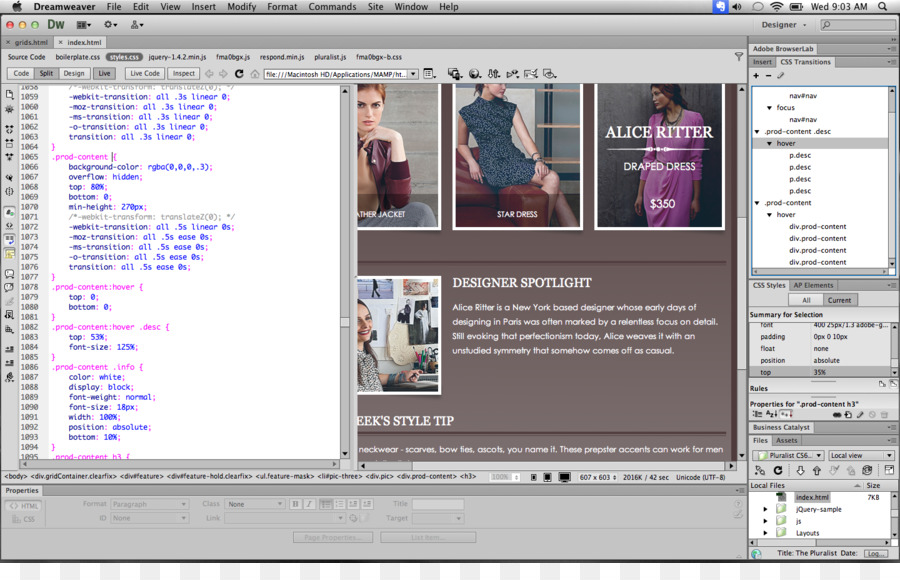 O Adobe Dreamweaver，Web Design PNG