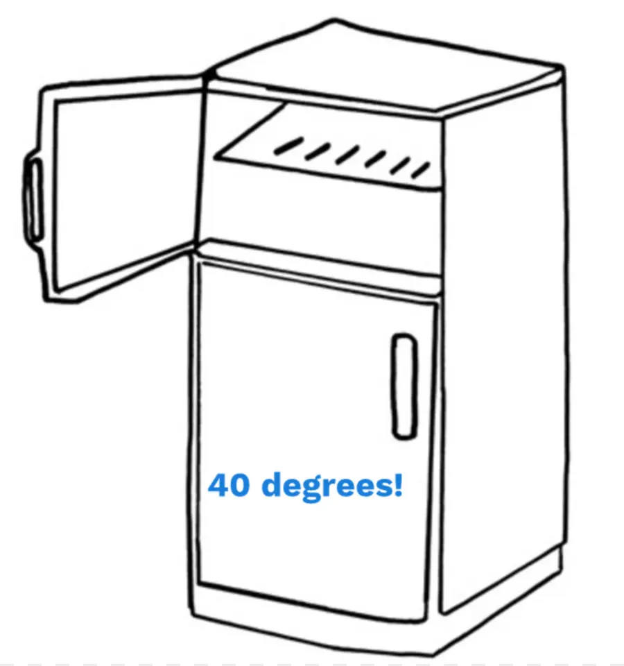 Esboço De Geladeira，Temperatura PNG