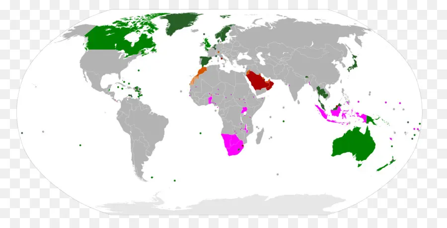 Mapa Mundial，Países PNG