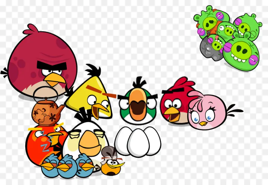 Angry Birds，Pássaros PNG