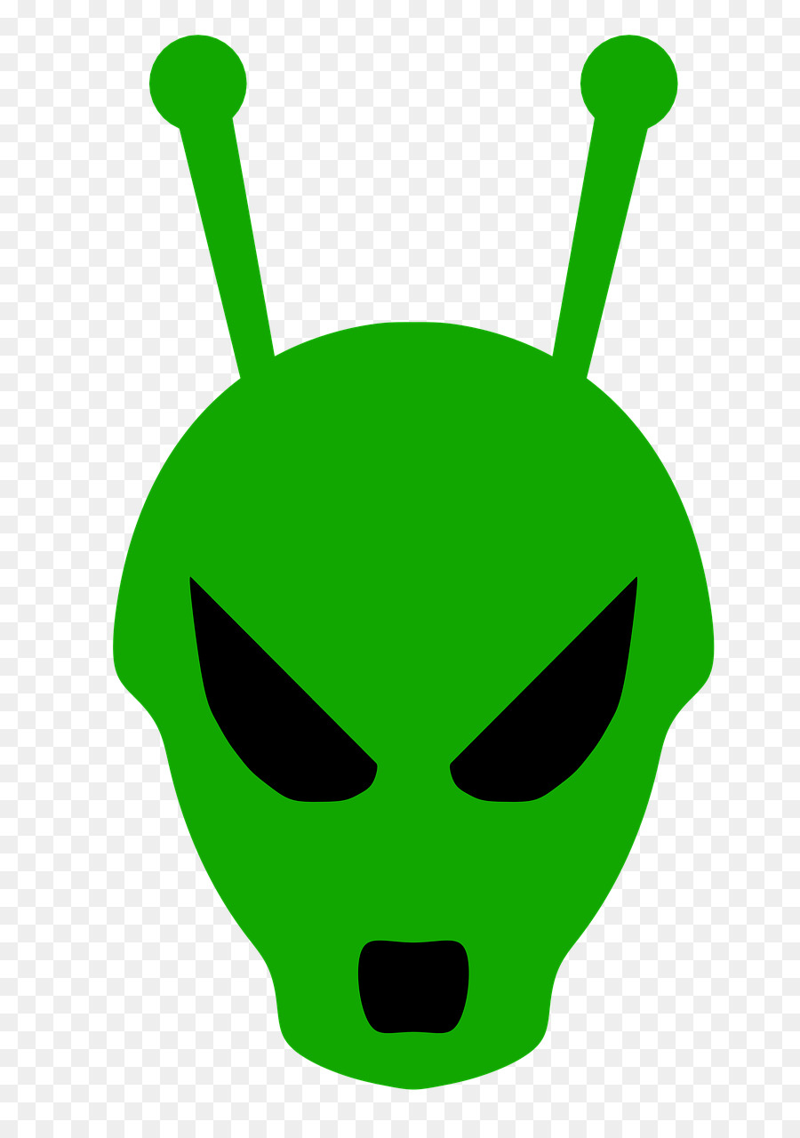 Design PNG E SVG De Cabeça Alienígena Verde Para Camisetas