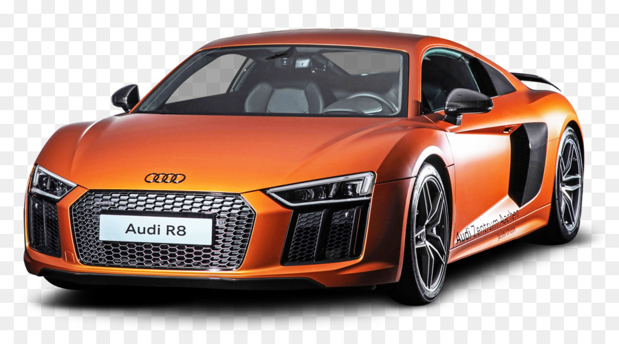 Audi R8 Laranja，Carro PNG